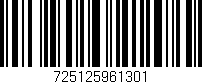 Código de barras (EAN, GTIN, SKU, ISBN): '725125961301'