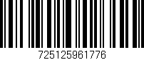 Código de barras (EAN, GTIN, SKU, ISBN): '725125961776'
