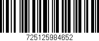 Código de barras (EAN, GTIN, SKU, ISBN): '725125984652'
