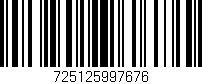 Código de barras (EAN, GTIN, SKU, ISBN): '725125997676'