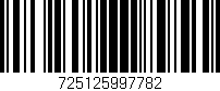 Código de barras (EAN, GTIN, SKU, ISBN): '725125997782'