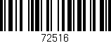 Código de barras (EAN, GTIN, SKU, ISBN): '72516'