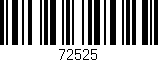 Código de barras (EAN, GTIN, SKU, ISBN): '72525'