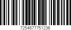 Código de barras (EAN, GTIN, SKU, ISBN): '7254677751236'