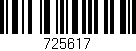 Código de barras (EAN, GTIN, SKU, ISBN): '725617'
