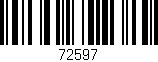Código de barras (EAN, GTIN, SKU, ISBN): '72597'