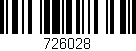Código de barras (EAN, GTIN, SKU, ISBN): '726028'