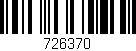 Código de barras (EAN, GTIN, SKU, ISBN): '726370'