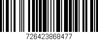 Código de barras (EAN, GTIN, SKU, ISBN): '726423868477'