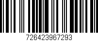 Código de barras (EAN, GTIN, SKU, ISBN): '726423967293'