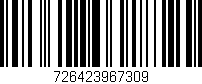 Código de barras (EAN, GTIN, SKU, ISBN): '726423967309'