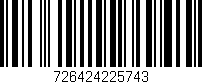 Código de barras (EAN, GTIN, SKU, ISBN): '726424225743'