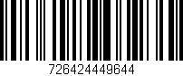 Código de barras (EAN, GTIN, SKU, ISBN): '726424449644'