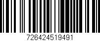 Código de barras (EAN, GTIN, SKU, ISBN): '726424519491'