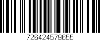Código de barras (EAN, GTIN, SKU, ISBN): '726424579655'