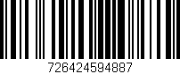 Código de barras (EAN, GTIN, SKU, ISBN): '726424594887'