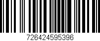 Código de barras (EAN, GTIN, SKU, ISBN): '726424595396'