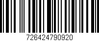 Código de barras (EAN, GTIN, SKU, ISBN): '726424790920'