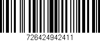 Código de barras (EAN, GTIN, SKU, ISBN): '726424942411'