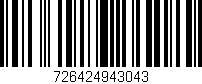 Código de barras (EAN, GTIN, SKU, ISBN): '726424943043'