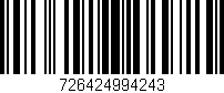 Código de barras (EAN, GTIN, SKU, ISBN): '726424994243'