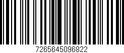 Código de barras (EAN, GTIN, SKU, ISBN): '7265645096822'