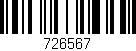 Código de barras (EAN, GTIN, SKU, ISBN): '726567'