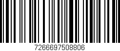 Código de barras (EAN, GTIN, SKU, ISBN): '7266697508806'