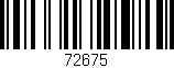 Código de barras (EAN, GTIN, SKU, ISBN): '72675'