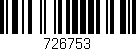 Código de barras (EAN, GTIN, SKU, ISBN): '726753'