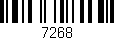Código de barras (EAN, GTIN, SKU, ISBN): '7268'