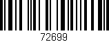 Código de barras (EAN, GTIN, SKU, ISBN): '72699'