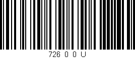 Código de barras (EAN, GTIN, SKU, ISBN): '726_0_0_U'