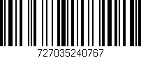 Código de barras (EAN, GTIN, SKU, ISBN): '727035240767'