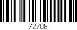Código de barras (EAN, GTIN, SKU, ISBN): '72708'