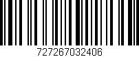 Código de barras (EAN, GTIN, SKU, ISBN): '727267032406'