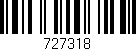 Código de barras (EAN, GTIN, SKU, ISBN): '727318'