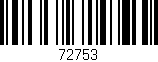 Código de barras (EAN, GTIN, SKU, ISBN): '72753'