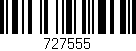 Código de barras (EAN, GTIN, SKU, ISBN): '727555'