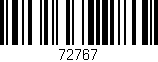 Código de barras (EAN, GTIN, SKU, ISBN): '72767'