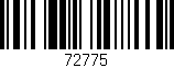 Código de barras (EAN, GTIN, SKU, ISBN): '72775'