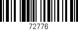 Código de barras (EAN, GTIN, SKU, ISBN): '72776'