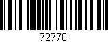 Código de barras (EAN, GTIN, SKU, ISBN): '72778'