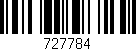 Código de barras (EAN, GTIN, SKU, ISBN): '727784'