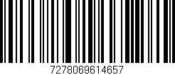 Código de barras (EAN, GTIN, SKU, ISBN): '7278069614657'