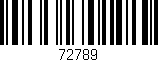 Código de barras (EAN, GTIN, SKU, ISBN): '72789'