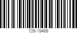 Código de barras (EAN, GTIN, SKU, ISBN): '728-19468'