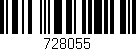 Código de barras (EAN, GTIN, SKU, ISBN): '728055'