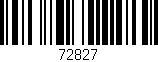 Código de barras (EAN, GTIN, SKU, ISBN): '72827'