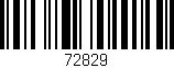 Código de barras (EAN, GTIN, SKU, ISBN): '72829'